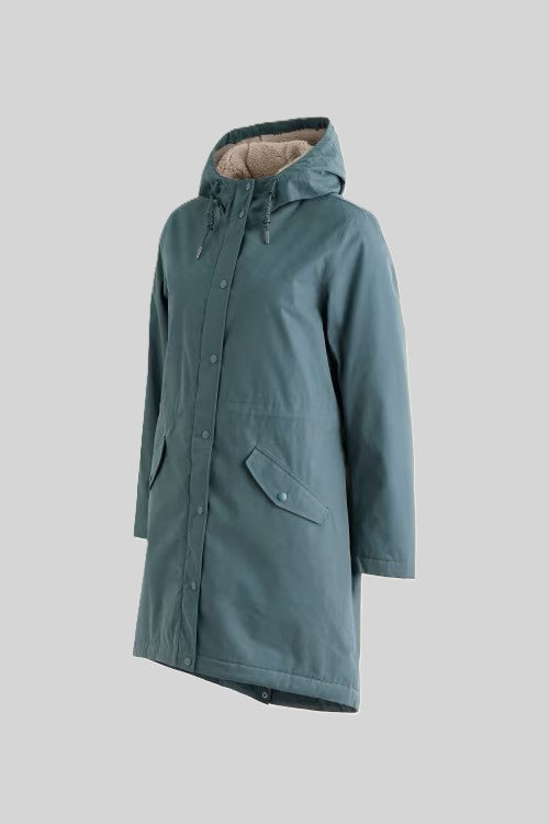Seasalt Cornwall Plant Hunter Waterproof Parka Coat - Nickel