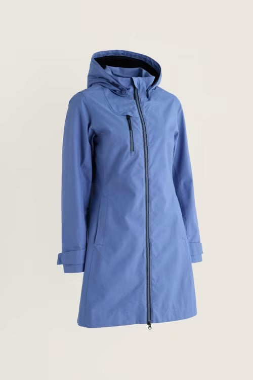 Seasalt Cornwall Coverack Waterproof Coat – Bluebell