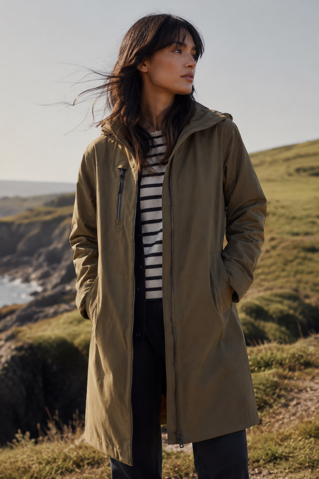 Seasalt Cornwall Coverack Waterproof Coat – Laurel