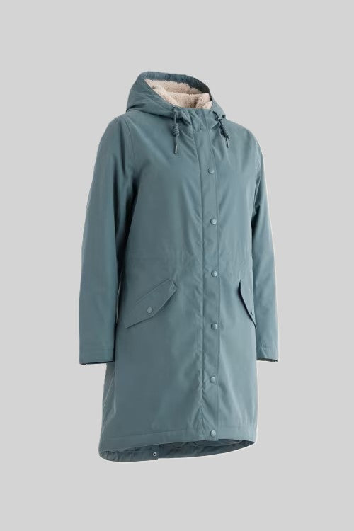 Seasalt Cornwall Plant Hunter Waterproof Parka Coat - Nickel