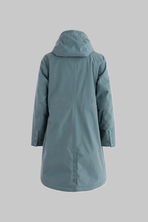 Seasalt Cornwall Plant Hunter Waterproof Parka Coat - Nickel