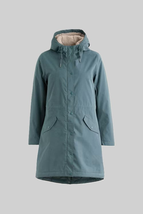 Seasalt Cornwall Plant Hunter Waterproof Parka Coat - Nickel