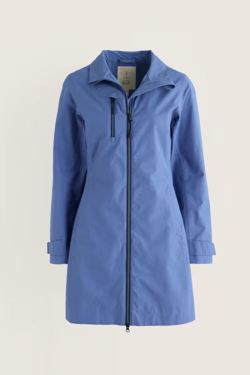 Seasalt Cornwall Coverack Waterproof Coat – Bluebell