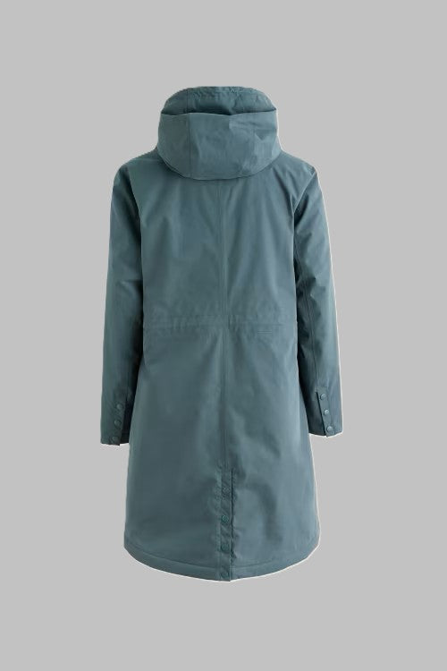 Seasalt Cornwall Plant Hunter Waterproof Parka Coat - Nickel