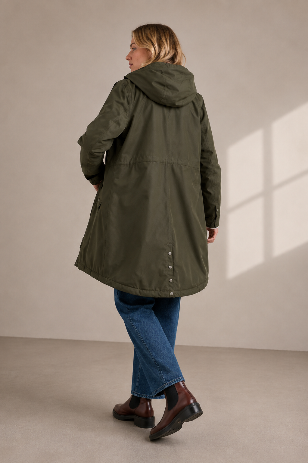Seasalt Cornwall Plant Hunter Waterproof Parka Coat - Woodland