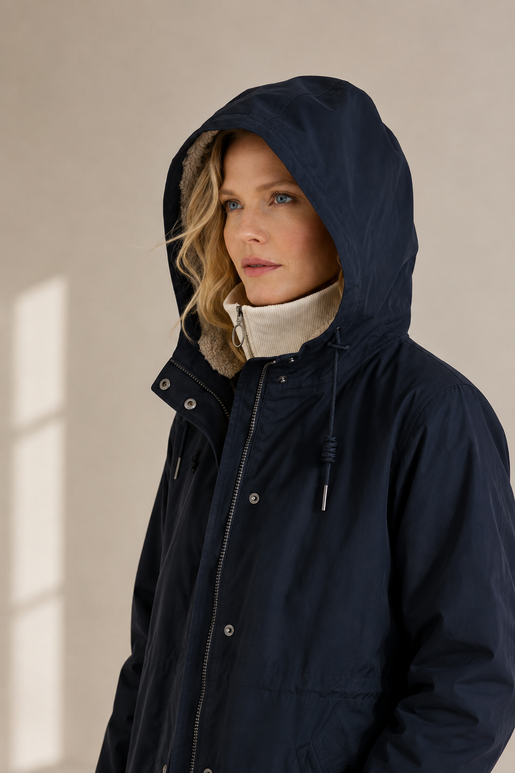 Seasalt Cornwall Plant Hunter Waterproof Parka Coat - Inkwell
